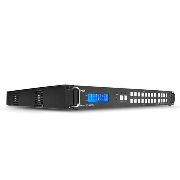 LINDY 8 In 8 Out 4K60 HDMI Matrix med Display Wall Scaleer