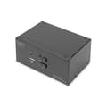 Miniatyrbild 3 av 4: DIGITUS 2-PORTAR DISPLAYPORT DUAL-VIEW, 60 HZ 4K VID 60 HZ, STÖDS