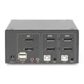 Miniatyrbild 4 av 4: DIGITUS 2-PORTAR DISPLAYPORT DUAL-VIEW, 60 HZ 4K VID 60 HZ, STÖDS