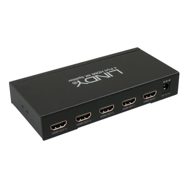 4K HDMI splitter - 4 portar - 2160p30 3D - LINDY