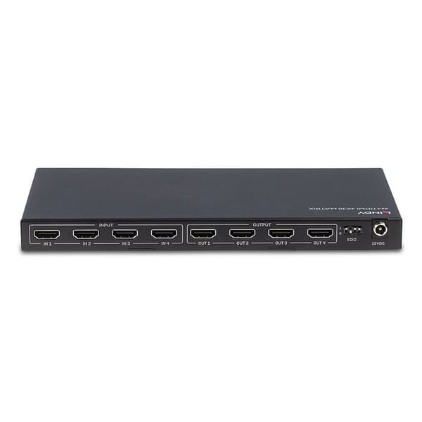 Lindy HDMI 4K UHD 4x4 Matrix Video-Audio Switch Stationär dator