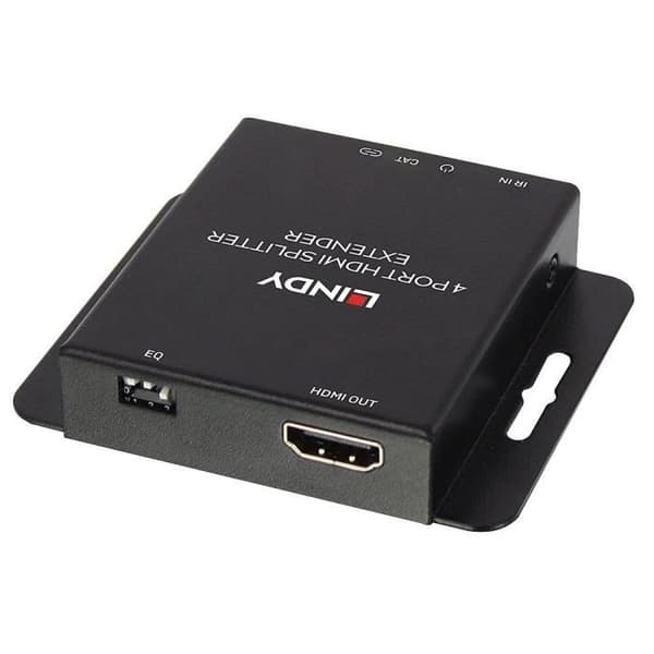 HDMI Splitter Extender - LINDY - 4 portar - 50m - Full HD 1920x1080 - Power over Cat.6