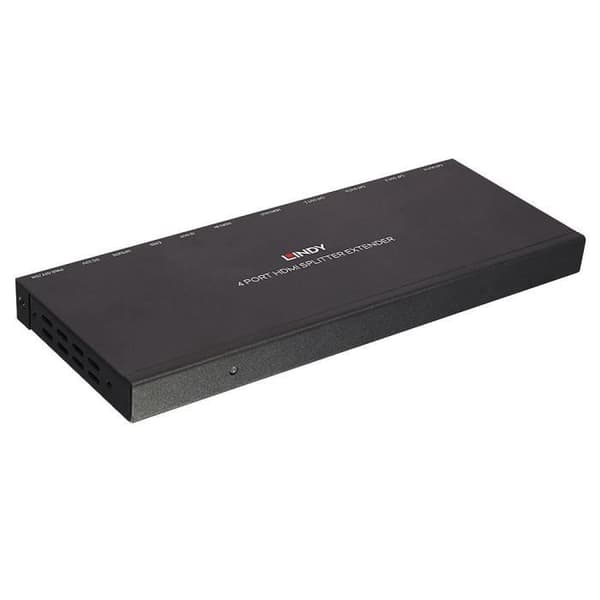 HDMI Splitter Extender - LINDY - 4 portar - 50m - Full HD 1920x1080 - Power over Cat.6