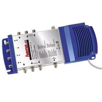 Multiswitch - Hama - Lypsi SE - 4 portar SAT - 1 port Terr - Kablans anslutning