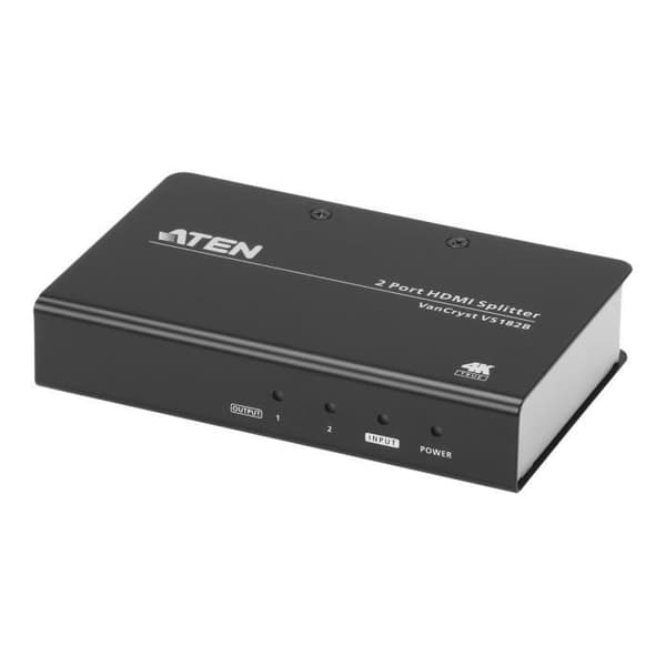 Video/ljud splitter - ATEN - VanCryst VS182B - True 4K - 2 x HDMI - 4K upplösning