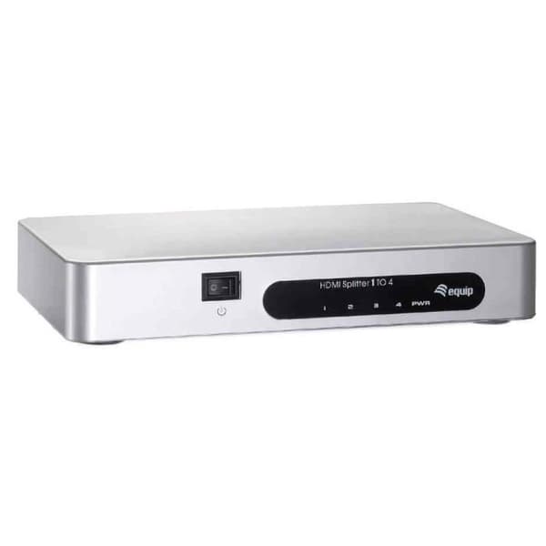 HDMI-fördelare och förstärkare - EQUIP - 4 portar - Upplösning 1080p - HDCP-klar - Plug & Play