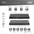 Miniatyrbild 2 av 4: HDMI-switch - DIGITUS - DS-55345 - 4x2 - UHD 4K30 Hz - Multi Viewer - Svart Metall