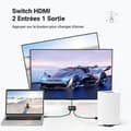 Miniatyrbild 2 av 4: HDMI-switch - UGREEN - 4K 60Hz - 2 ingångar 1 utgång - 18 Gbps - PS5 PS4-kompatibel