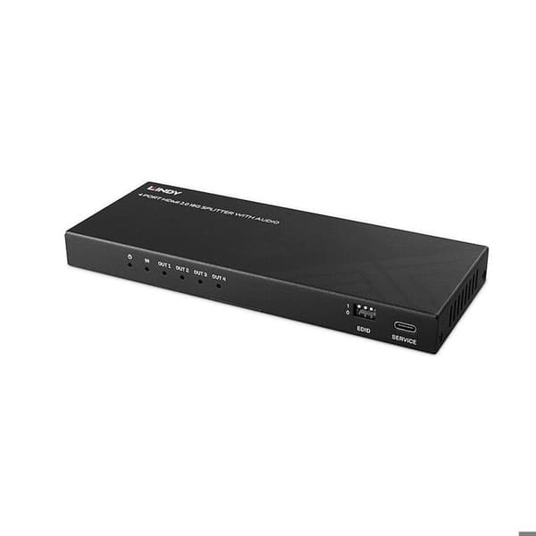 LINDY Splitter HDMI 2.1 8K 60Hz 4 utgångar
