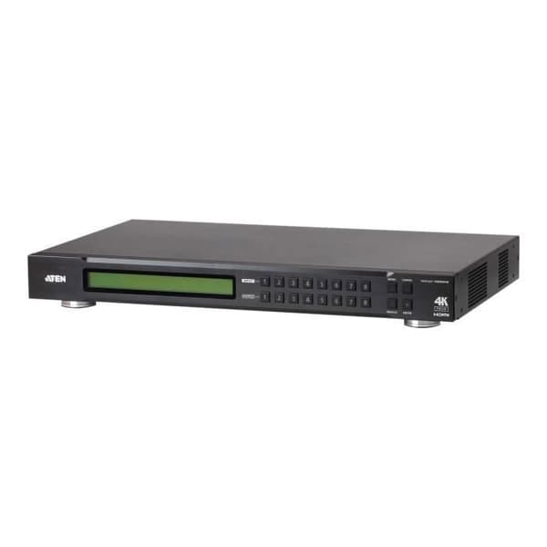 ATEN VanCryst VM0808HB 8 x 8 True 4K HDMI Matrix Switch Video-Audio Switch - Svart