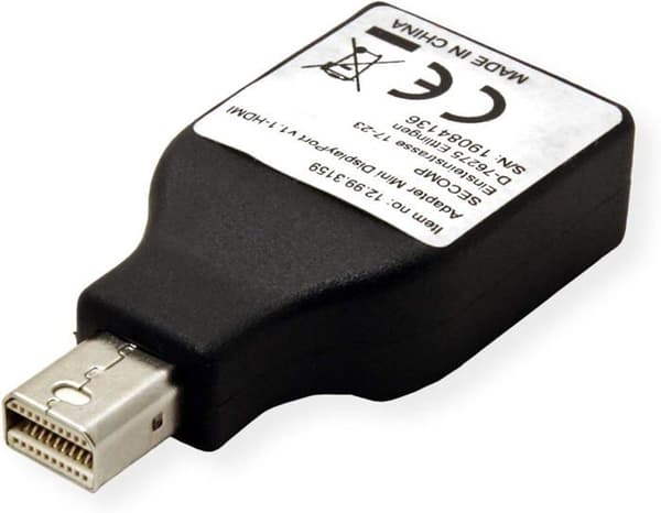 TV switch - tv splitter - tv converter Value Mini DisplayPort HDMI Adapter Mini DP St - HDMI BU