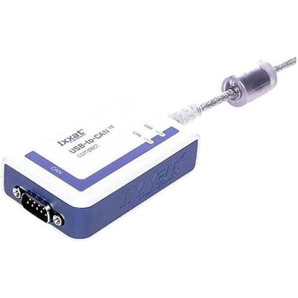 CAN USB-konverter - IXXAT - 1.01.0281.12001 - Galvanisk separation - Sub-D9 - Svart