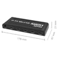 Miniatyrbild 2 av 2: TV switch - tv splitter - tv converter Qoltec - 51798 - Aktiv HDMI splitter 4 x HDMI 4K x 2K 3,4 GB/s