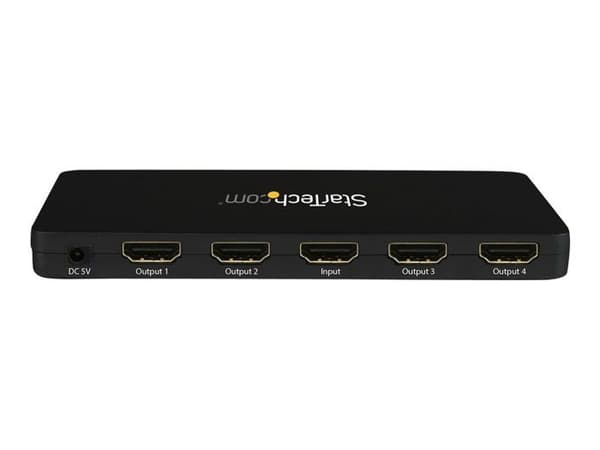 4-portars 4K HDMI videodelare - STARTECH - ST124HD4K - 3840x2160 upplösning - 7.1 surroundljud