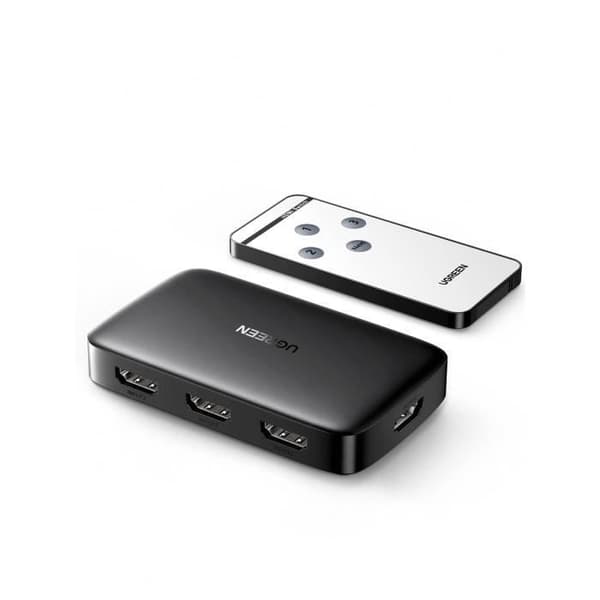 UGREEN 3 Input 1 Output HDMI Switch med fjärrkontroll