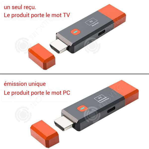 INN Trådlös 1080p 60hz HDMI-adapter, 50 m överföring, liten HDMI-dongel, miracast HDMI-dongel, HDMI display dongel, HDMI