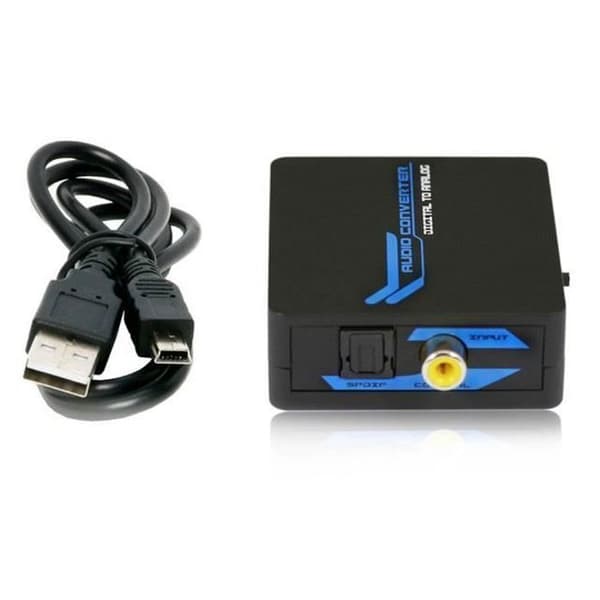 KONVERTERARE I DIGITAL TOSHLINK COAXIAL OUTPUT ANALOGIC+HÖRTELEFON