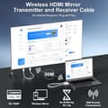Miniatyrbillede 2 af 10: NÖRDIC Wireless HDMI Extender Transmitter and Receiver Kit,  30m 4K Support 5GHz