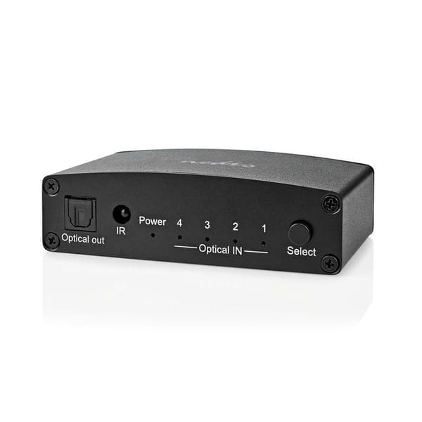 NEDIS 4-portars optisk Toslink Digital Audio Switch