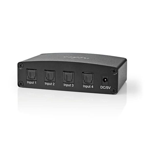 NEDIS 4-portars optisk Toslink Digital Audio Switch