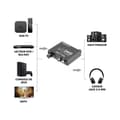Miniatyrbild 3 av 3: DAC ljudkonverterare 192 kHz digital till analog / RCA / jack svart