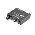 Miniatyrbild 2 av 3: DAC ljudkonverterare 192 kHz digital till analog / RCA / jack svart