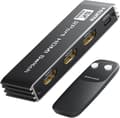 Miniatyrbillede 9 af 9: NÖRDIC HDMI 2 til 1 switch 8K60Hz 4K@120Hz med fjernbetjening, aluminium