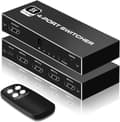 Miniatyrbillede 1 af 7: NÖRDIC HDMI 2.1 Switch 4 til 1 8K60Hz 4K144Hz 48Gbps