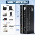 Miniatyrbillede 6 af 8: NÖRDIC HDMI 2.1 Switch & Splitter 2x2 8K60Hz 4K120Hz HDR HDCP2.3