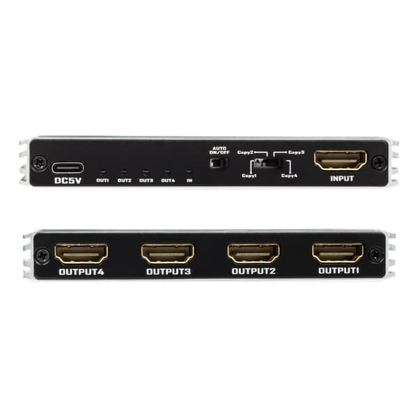 NÖRDIC 1 till 4 Splitter HDMI 2.1 8K60Hz 4K120Hz