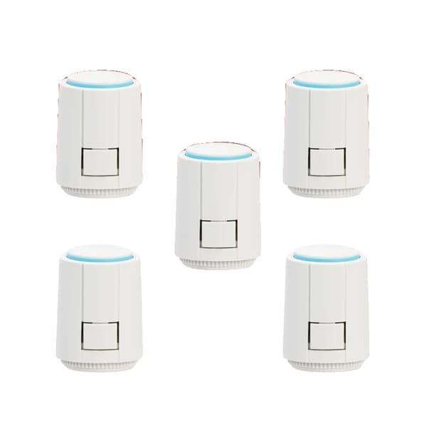 Elektrisk termisk ställdon, AC 230V, IP54-skydd,NC 5Delar typ 3