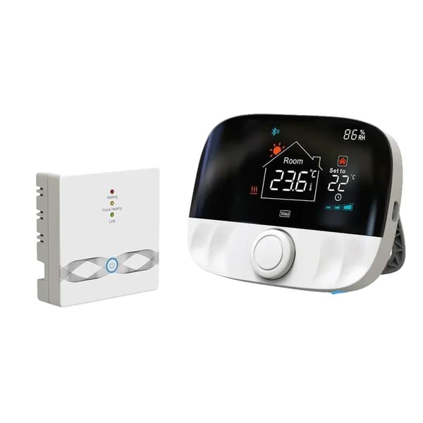 Trådløs Temperaturcontroller, Tuya Smart, Kompatibel med Alexa og Google Home,WIFI, 220-240V
