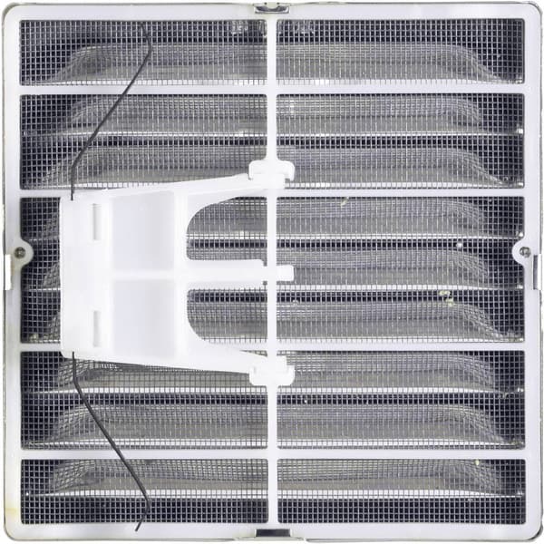 Wallair Ventilationsgaller Rostfritt stål Håldiameter: 12.5 cm