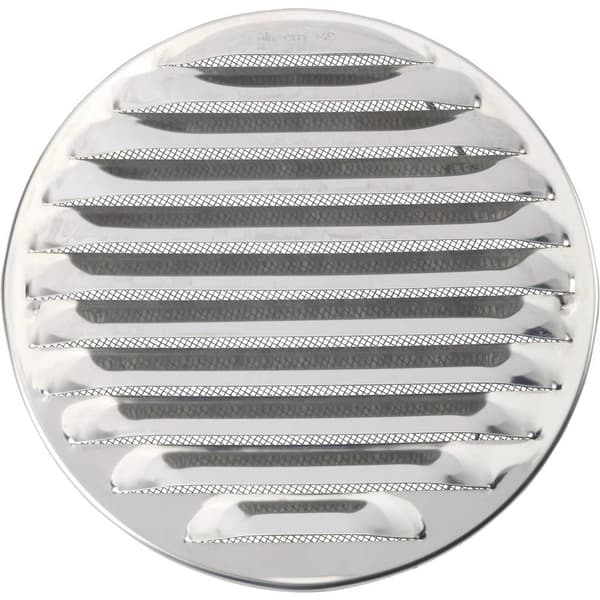 Wallair N31841 Ventilationsgaller Rostfritt stål Håldiameter: 16 cm