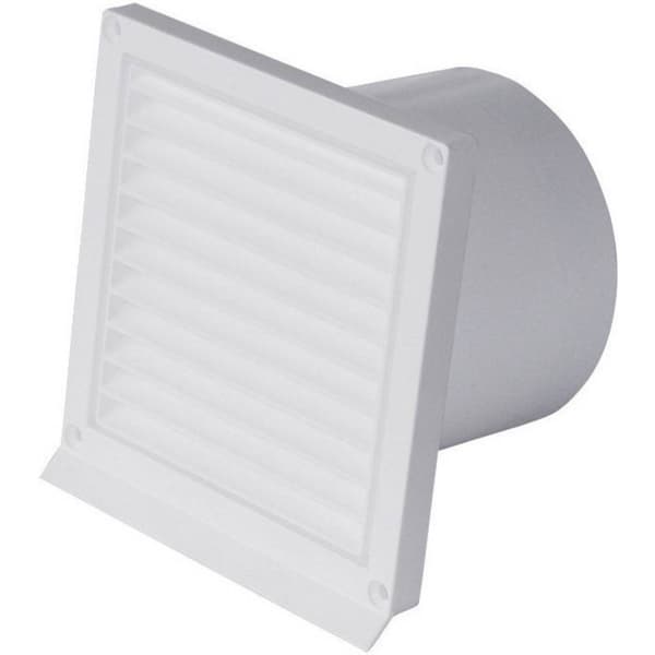 Wallair NW 125 RSK Ventilationsgaller m kallrasskydd Plast Håldiameter: 12.5 cm