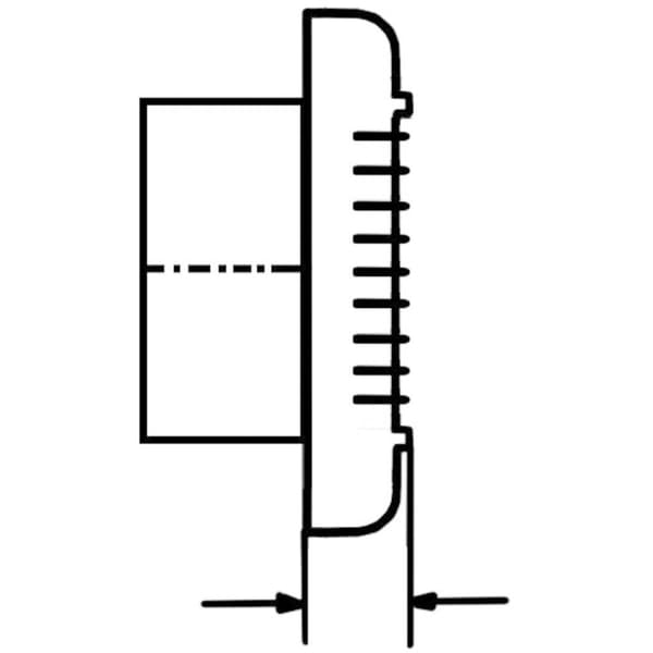 SIKU 100 AZL Badrumsfläkt 98 m³/h 10 cm