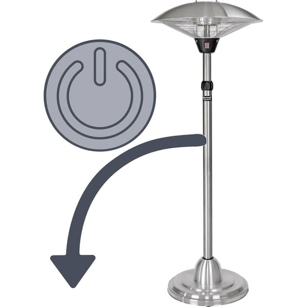 Einhell NHH 2100 Halogenvärmeelement 900 W, 1200 W, 2100 W Silver