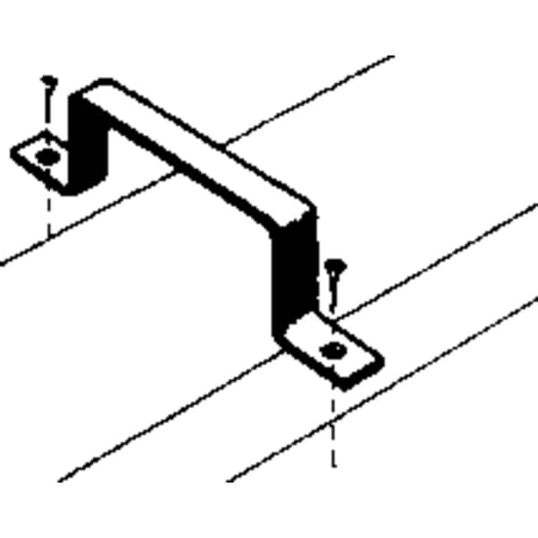 Wallair S20118 Platt kanalventilationssystem 100 Rörhållare