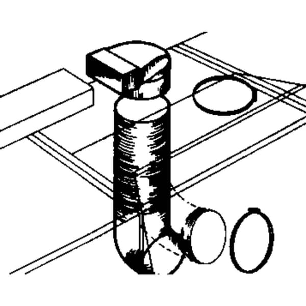 Wallair 20200114 Platt kanalventilationssystem 100 Nedböjning