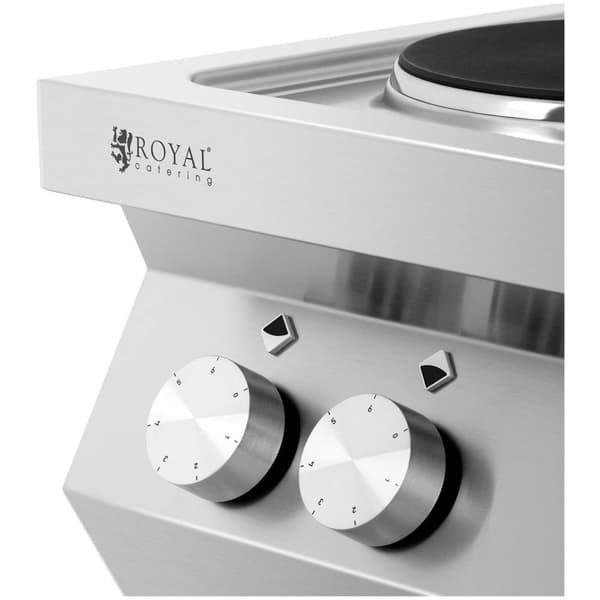Royal Catering Elektrisk kokplatta - 10 400 W - 4 plattor