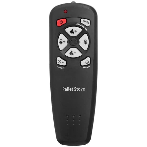 MSW - Pelletskamin - Vattenmantlad - 24 kW - För 400 m³ / 35 L