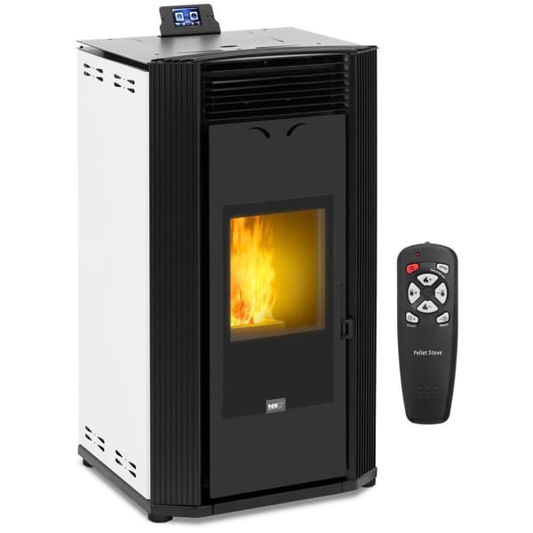 MSW - Pelletskamin - Vattenmantlad - 24 kW - För 400 m³ / 35 L