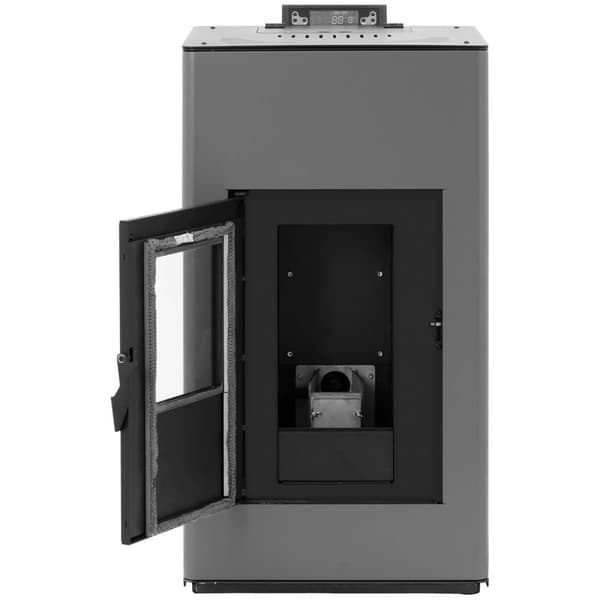 MSW - Pelletskamin - Vattenmantlad - 20 kW - För 380 m³ / 25 L vatten
