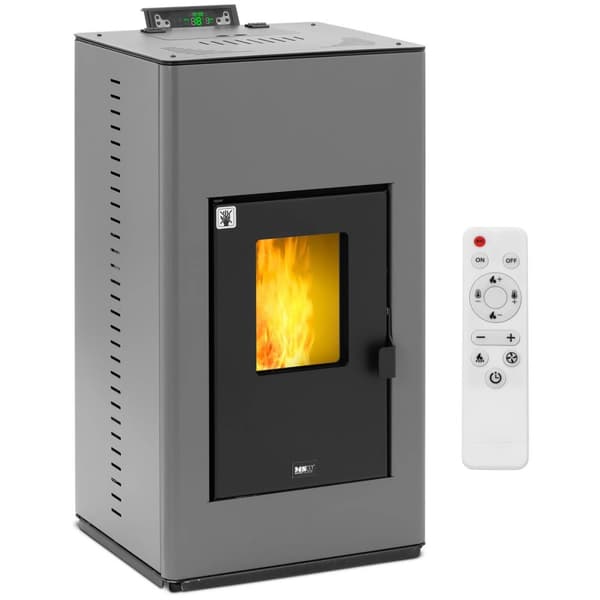 MSW - Pelletskamin - Vattenmantlad - 20 kW - För 380 m³ / 25 L vatten