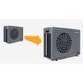 Miniatyrbillede 4 af 5: Poolex Varmepumpe Jetline Selection Fi 75 7.1kw 2-4 M³/h Søvfarvet 30-45 m³