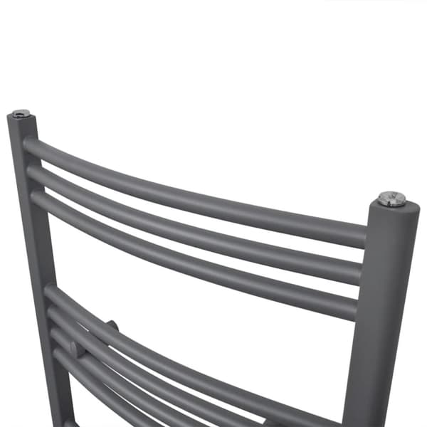 Handdukstork centralvärme element båge grå 500 x 1160 mm grå