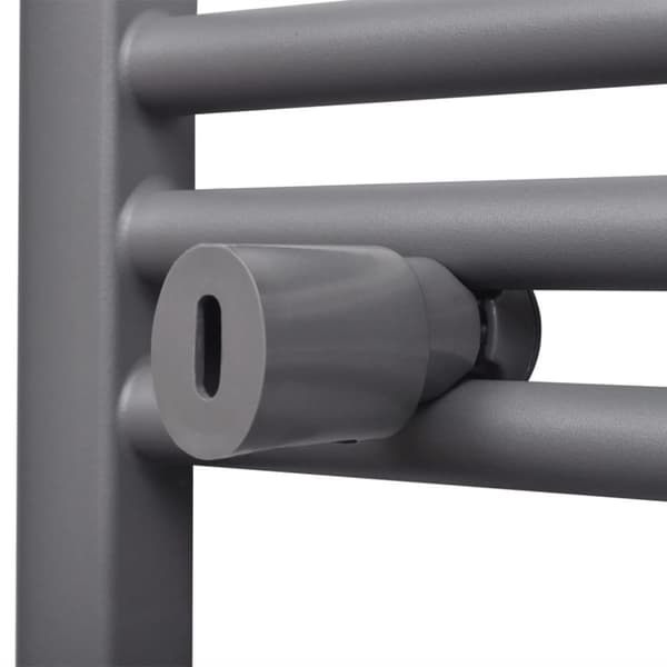 Handdukstork centralvärme element båge grå 500 x 1160 mm grå