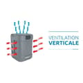 Pikkukuva 2 / 2: Poolex Invertterilämpöpumppu Q-line 5kw 1.8 M³/h Hopeinen 20-35 m³