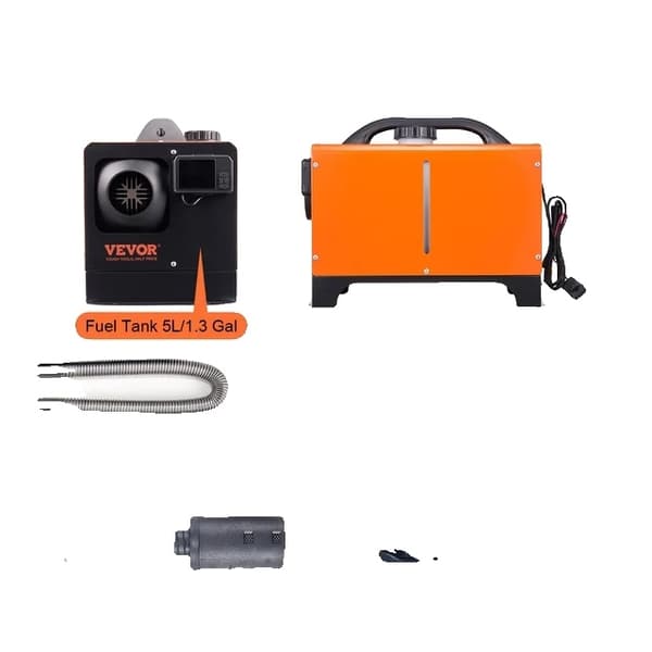 Diesel luftvarmer, Bluetooth App kontrol, Alt-i-en design, 12V 8KW