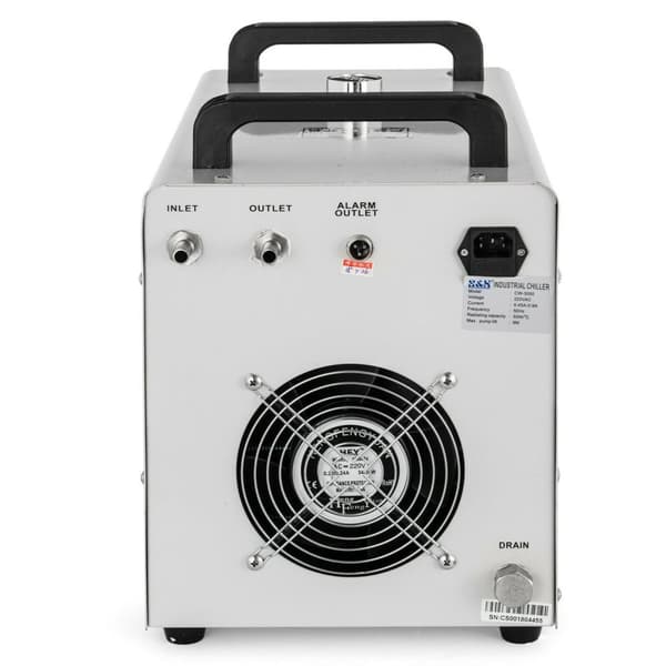 Teollisuuden vesi jäähdytin, termolyysi teknologia, sopii CNC/laser kaiverruskoneille., 220V